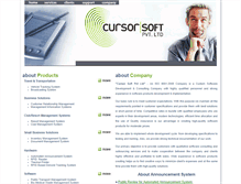 Tablet Screenshot of cursor-soft.com